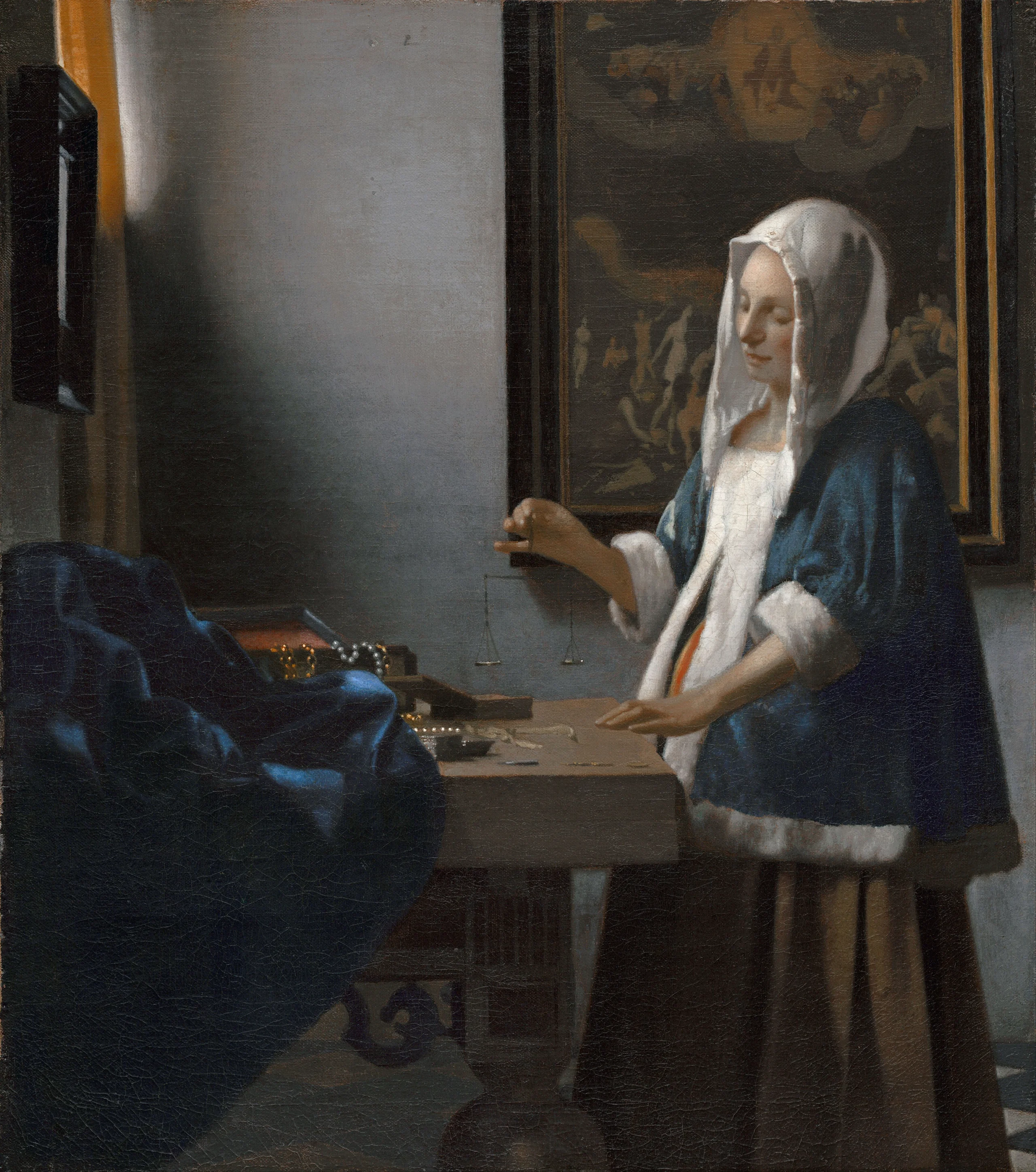 Woman Holding a Balance jigsaw puzzle