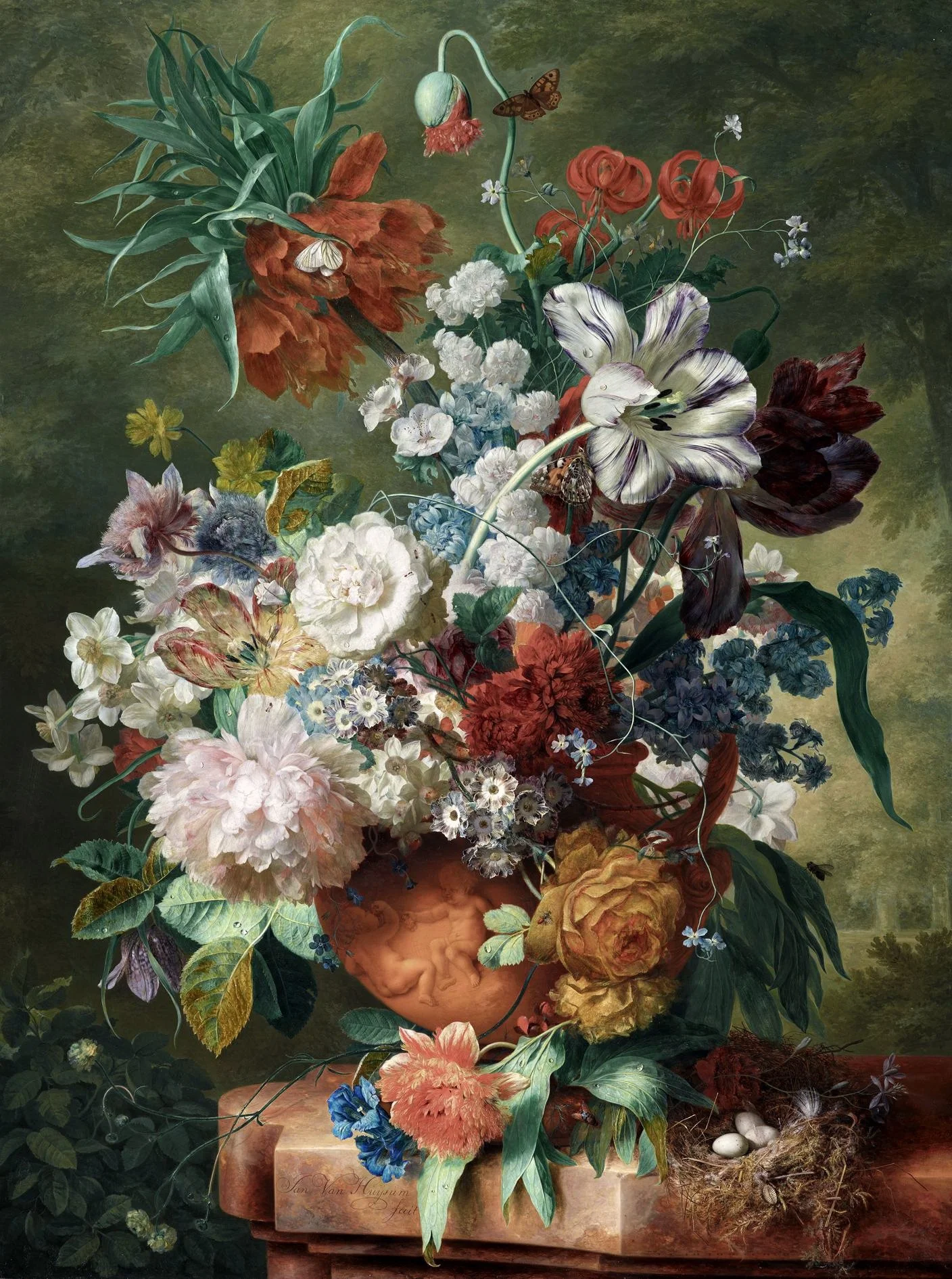 Flowers in a Terracotta Vase jigsaw puzzle