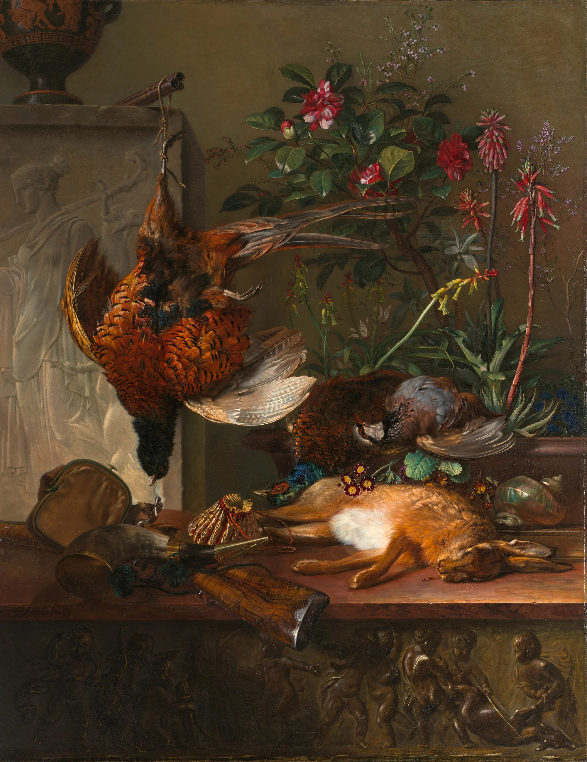 Still Life with Game and a Greek Stele jigsaw puzzle